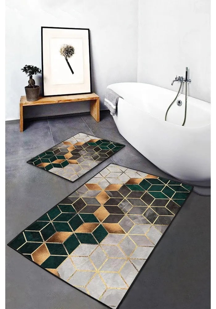 Set di 2 tappetini da bagno Optic - Mila Home