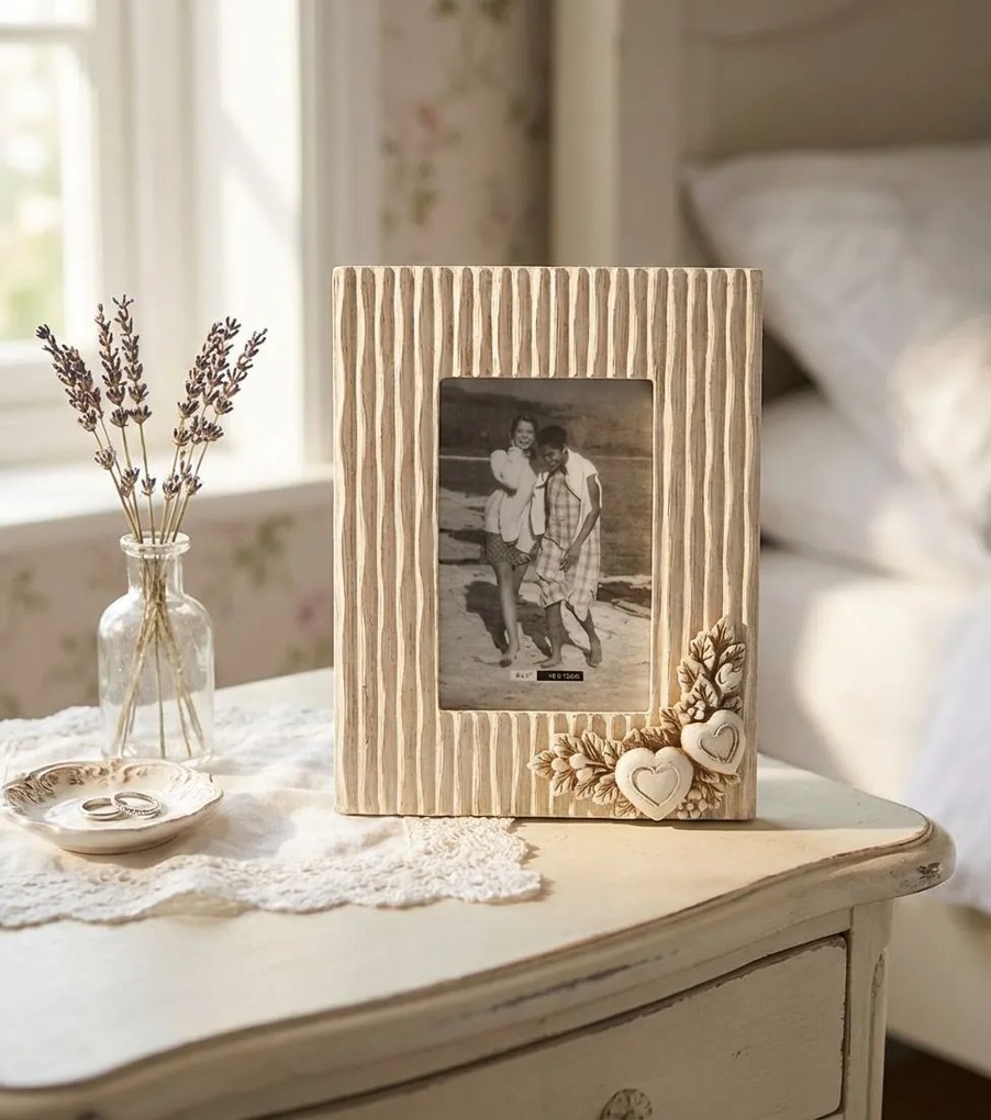 portafoto shabby chic cm 17,5 x 2,5 x 22,5 h