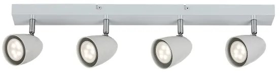 Rabalux 73022 - Faretto PERICO 4xGU10/5W/230V bianco