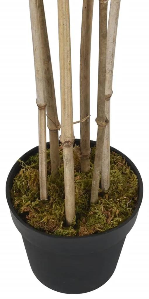 Albero Bambù Artificiale 1380 Foglie 200 cm Verde