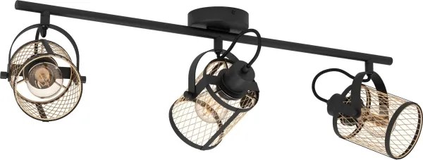 Eglo 43533 - Luce Spot da soffitto DELLOW 3xE27/40W/230V