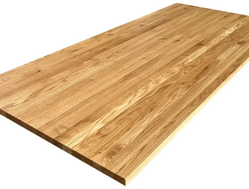 Pannello massello in legno di rovere irlandese, 1° scelta L 90 x 150 cm x Sp 30 mm