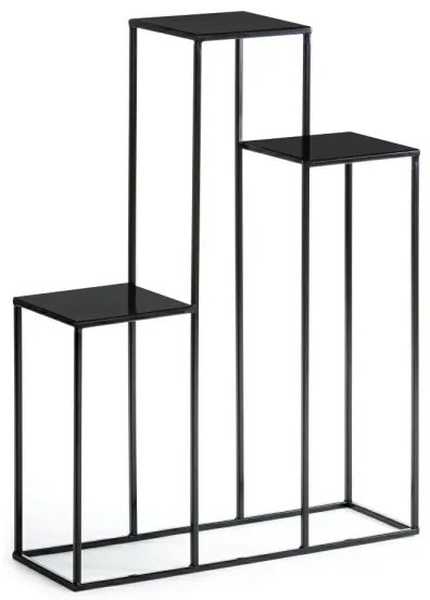 Portafiori 80x60 cm nero