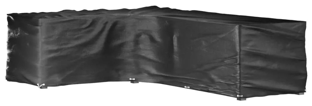 Copertura mobili da giardino a l 18 occhielli 220x285x80 cm