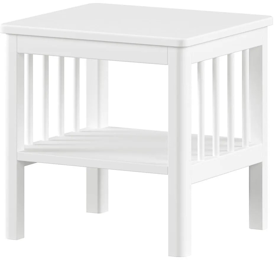 Comodino per bambini bianco in faggio massiccio Forrest – Vipack