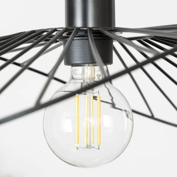 Brilagi - Lampadario LED su cavo CERIA WIRE 1xE27/40W/230V 40x56 cm nero