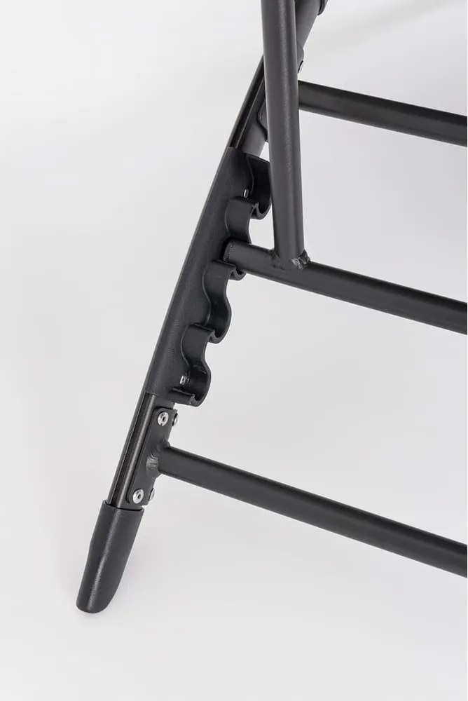 Sdraio da giardino color antracite in metallo regolabile/pieghevole Taylor – Bizzotto