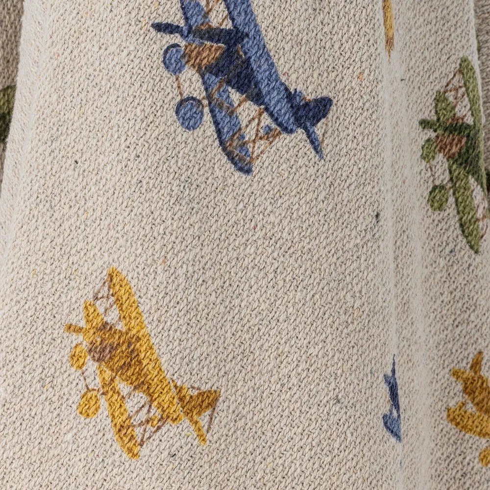 Coperta panna 130x160 cm Plane - Bloomingville Mini