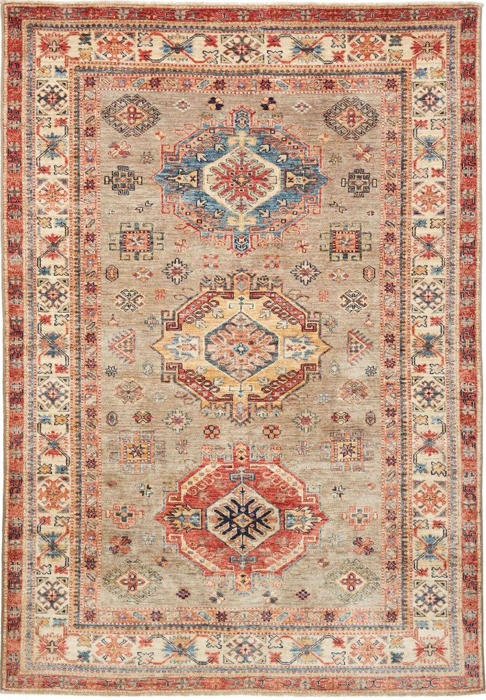 Kazak Tappeto orientale 230 x 160 Beige (Pakistan) Annodato A Mano