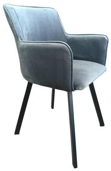 Sedia da pranzo AMELIA grigio