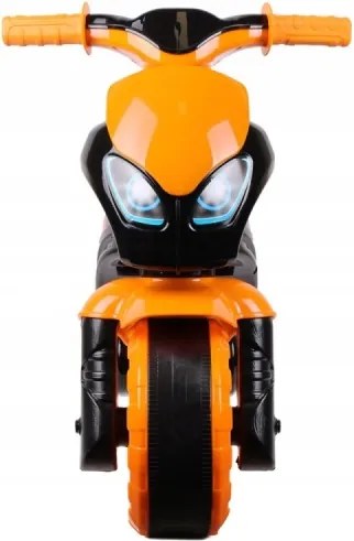 Bici senza pedali a forma di moto arancione/nera