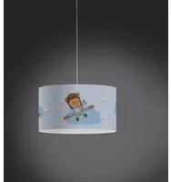 Sospensione Moderna 1 Luce In Polilux Xxl Decokids Fly Made In Italy