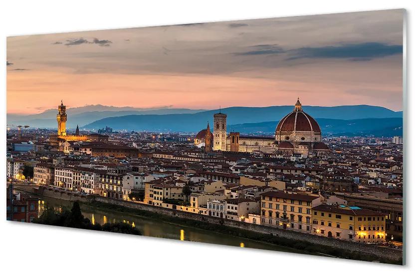 Quadro su vetro acrilico Cattedrale del Panorama Italia 100x50 cm