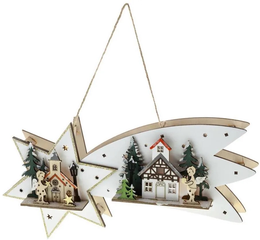 Retlux - Decorazione natalizia LED cometa LED/2xAA