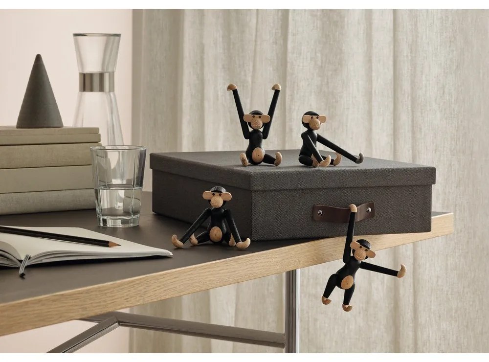 Statuetta in legno di quercia Monkey - Kay Bojesen Denmark