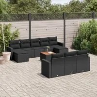 Set Divani da Giardino 11 pz con Cuscini in Polyrattan Nerocod mxl 89168