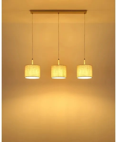 Globo 15968-3H - Lampadario sospeso con cavo DELEON 3xE27/40W/230V