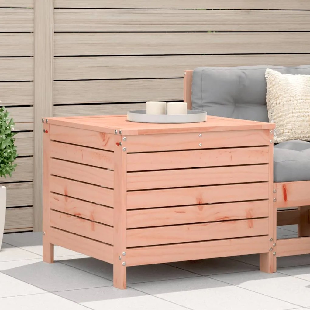 Poggiapiedi Da Giardino 62x63,5x53,5 Cm Legno Massello Douglas /