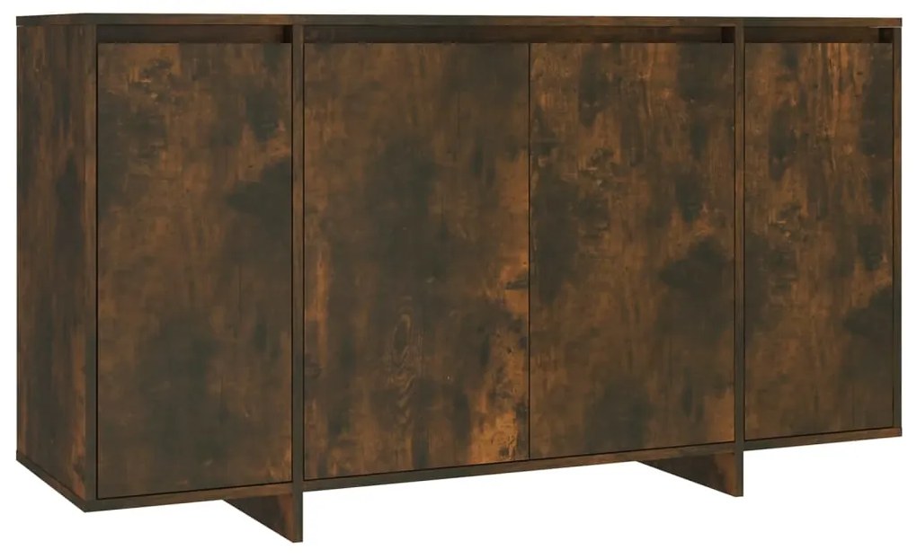 Credenza rovere fumo 135x41x75 cm in truciolato