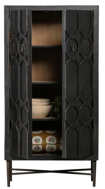 Mobile in legno riciclato nero 75x143 cm Bequest - BePureHome