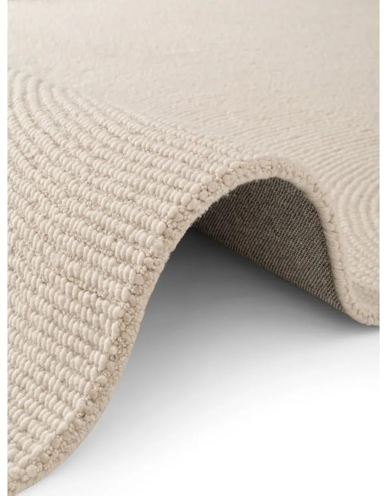 Tappeto colore naturale chiaro in lana tessuto a mano 160x230 cm Eleni Natural White – Hanse Home