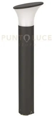 Paletto ares h.52cm nero  1 luce attcco e27 d.17,5cm