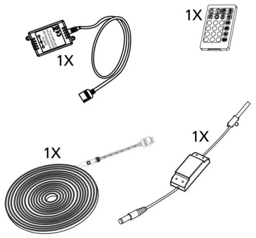 Eglo 99722 - Striscia LED Dimmerabile 5m LED/23W/24/230V 2700-6500K + TC
