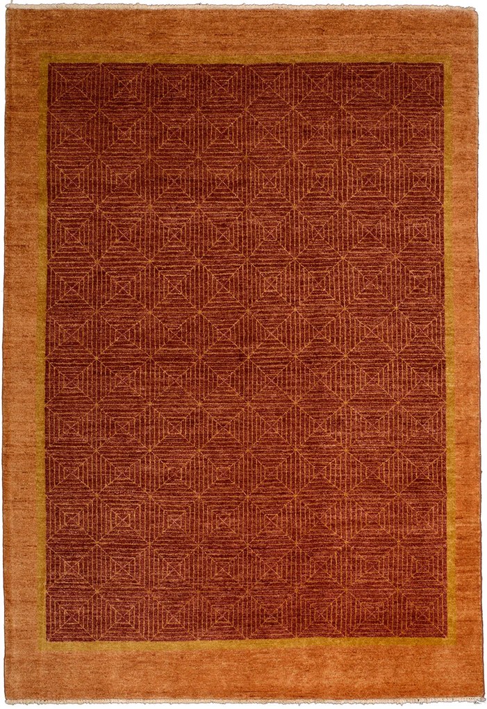 Loribaft Tappeto orientale 170x240 Rosso (Pakistan) Annodato A Mano