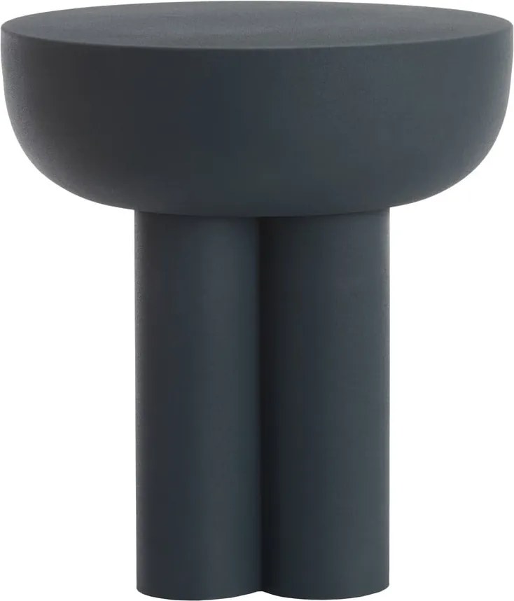 Tavolino rotondo in metallo ø 46 cm Mikola - Light &amp; Living