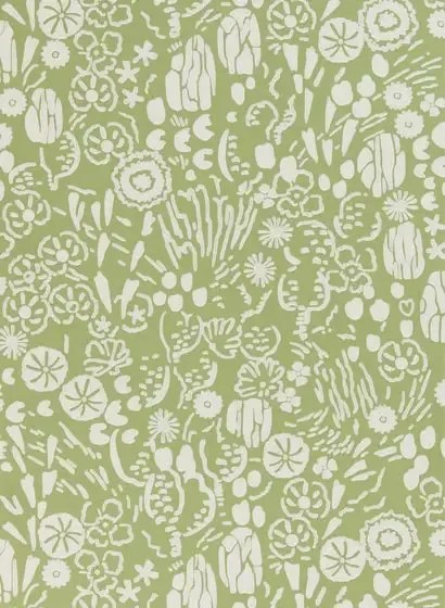 Farrow & Ball Carta da parati Atacama - Yeabridge Green/ Clunch
