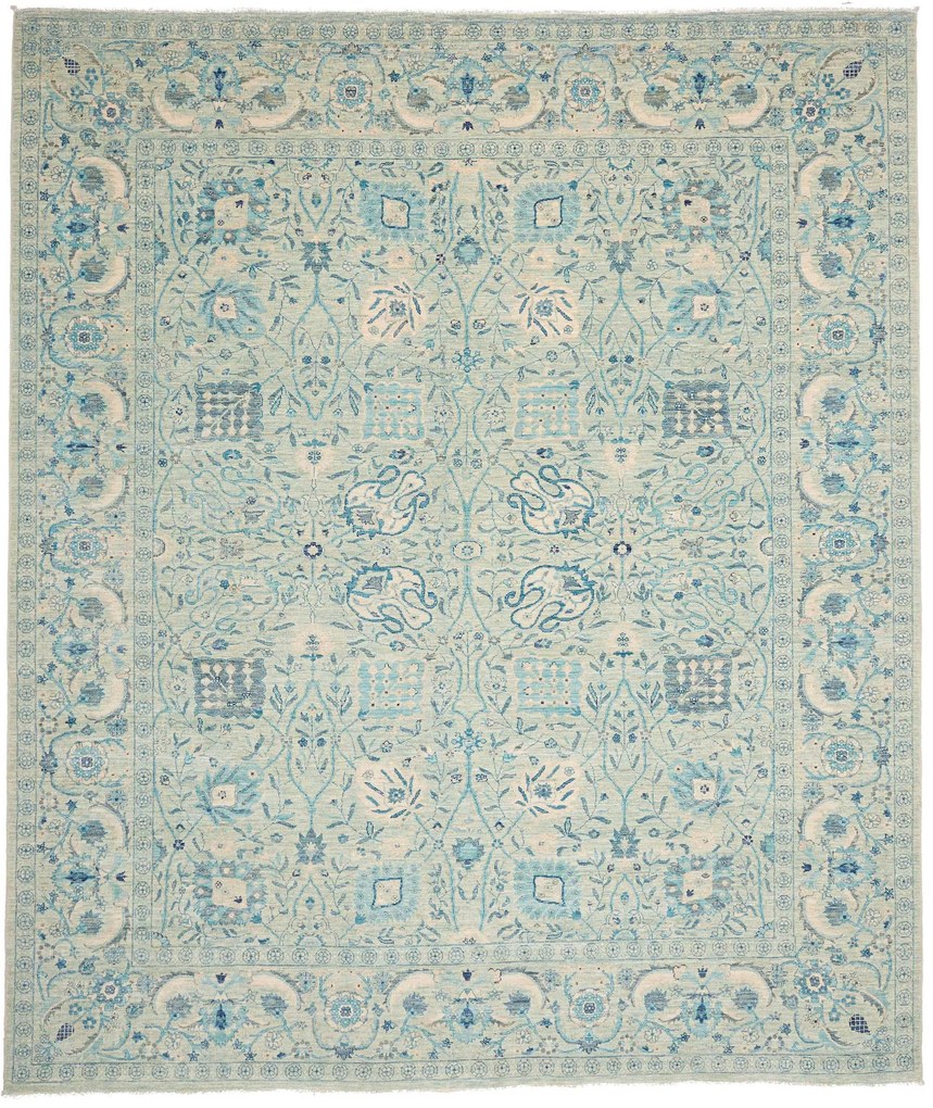 Samarkand Tappeto orientale 250x290 Grigio (Pakistan) Annodato A Mano