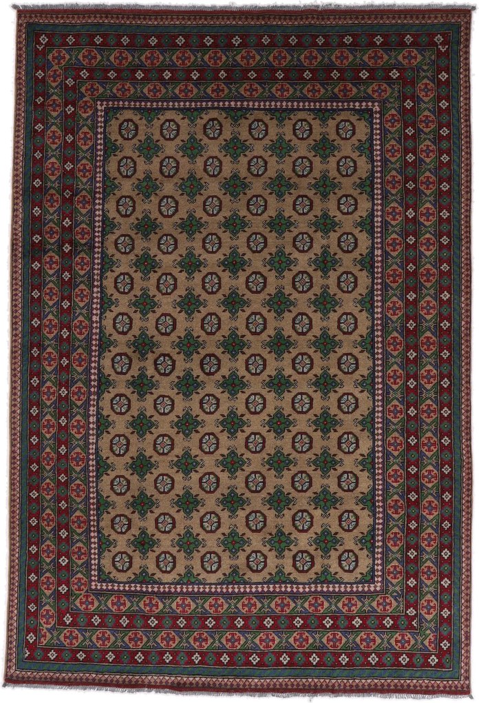 Afghan Tappeto 200 x 290 (Afghanistan) Annodato A Mano