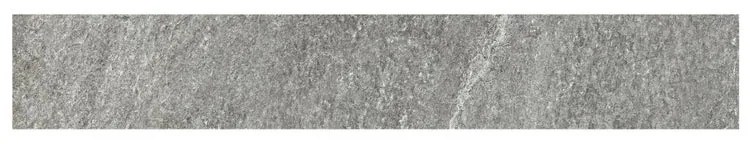 Piastrella battiscopa Quaezi colore grigio H 7.5 x L 60 cm