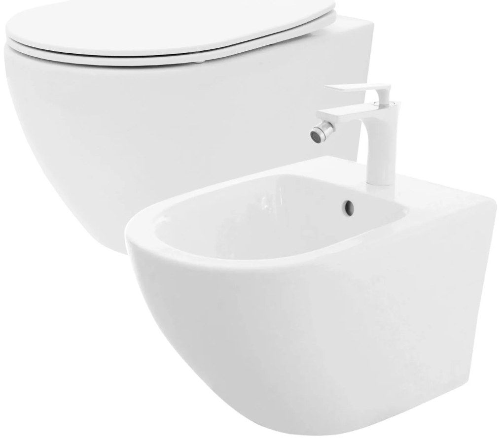 Vaso WC Carlo Flat Mini Rimless + Carlo Mini