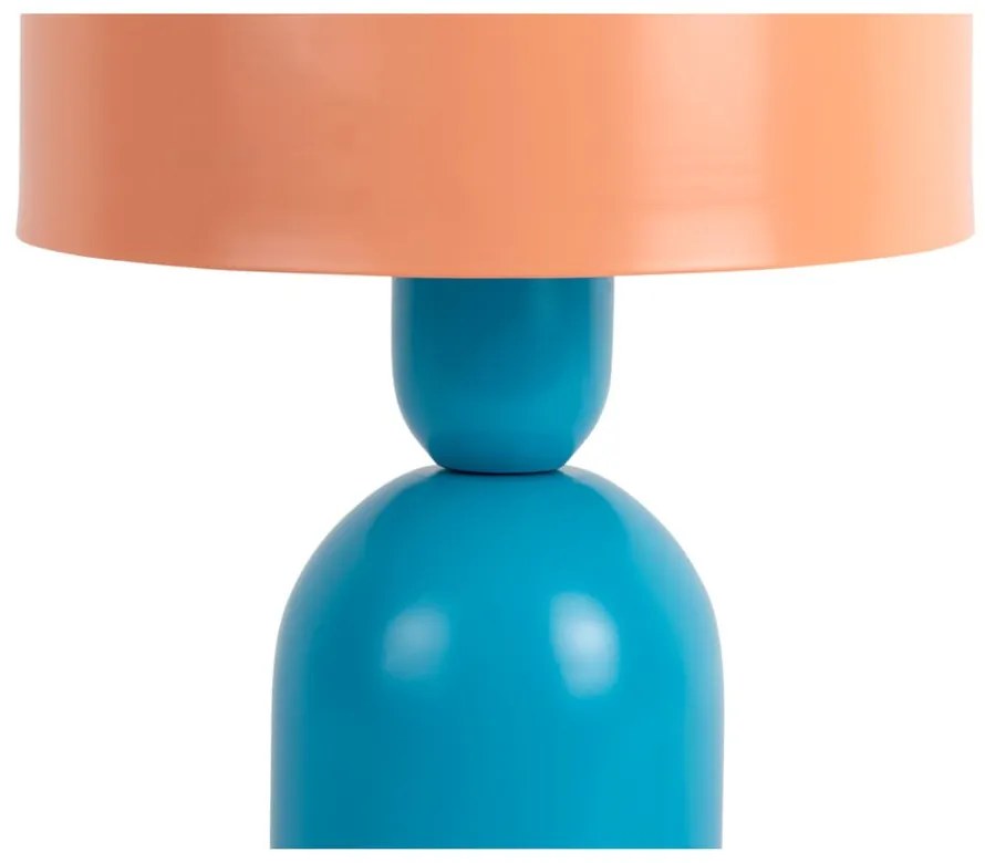 Lampada da tavolo blu/arancione (altezza totale 24 cm) Double Funky – Leitmotiv