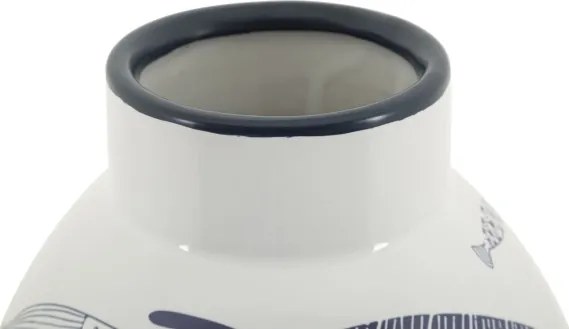 Vaso Ceramica Fish Cm Ø 21X31