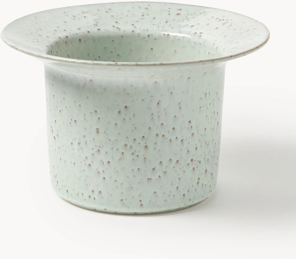 Portavaso fatto a mano con smalto reattivo Balou, alt. 19 cm