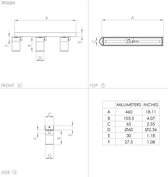 Eglo 390084 - Faretto LED CUMARIBO 3xGU10/4,5W/230V 3000K