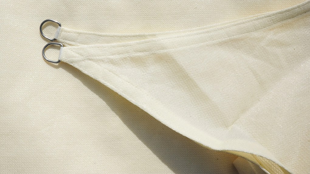 Tenda Vela da Giardino Quadrata 3,6x3,6 m Beige...