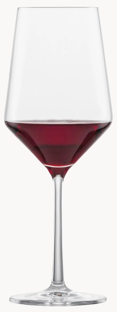 Set di 2 bicchieri da vino rosso in cristallo Pure
