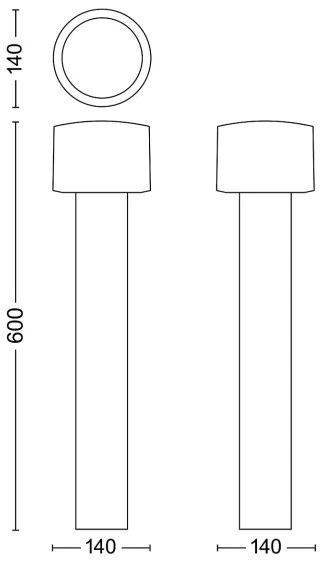Philips - Lampada LED da esterno OTIS LED/4,3W/230V 2700K IP44