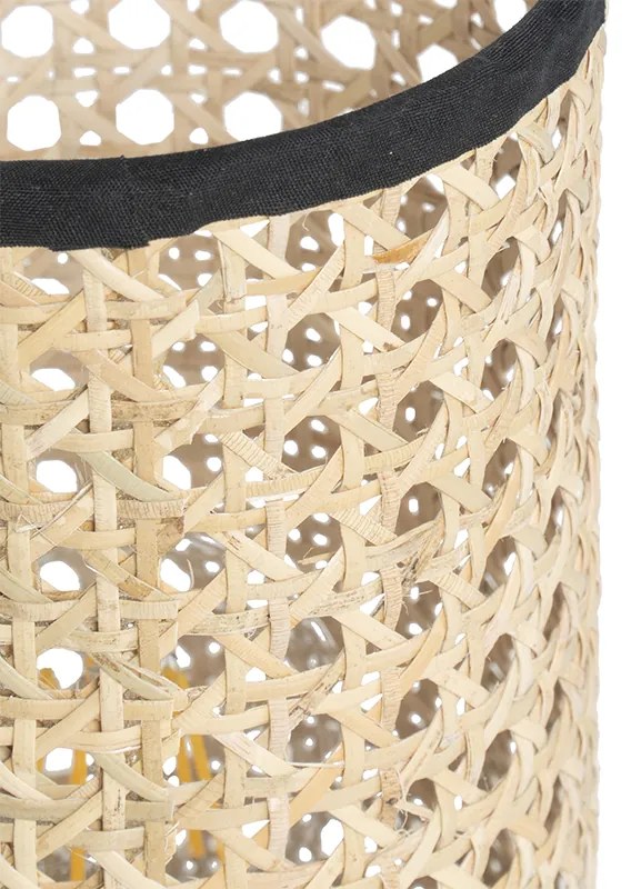 Lampada da tavolo in rattan rustica - Kata