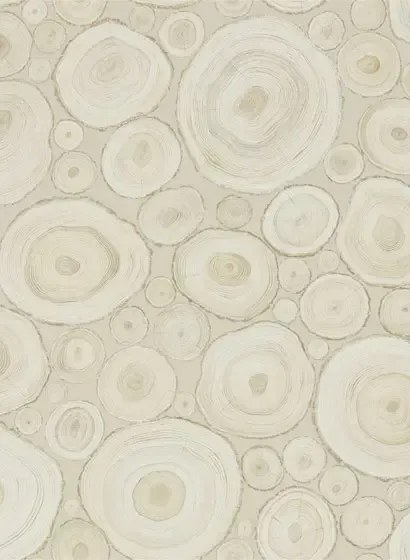 Sanderson Carta da parati Alnwick Logs - Birch