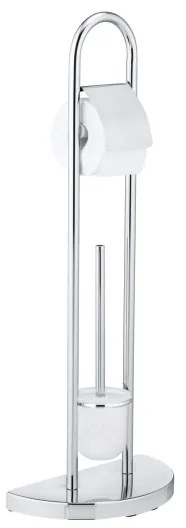 WENKO 16608100 - scopino WC COSENZA 33x84 cm cromo lucido/satinato