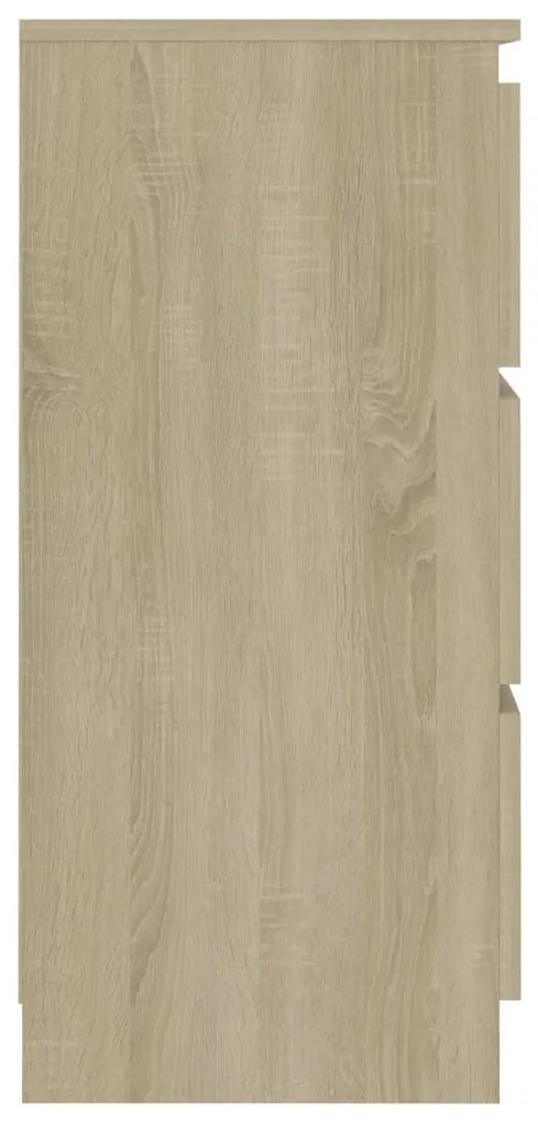 Credenza Rovere Sonoma 60x35x76 cm in Legno Multistrato