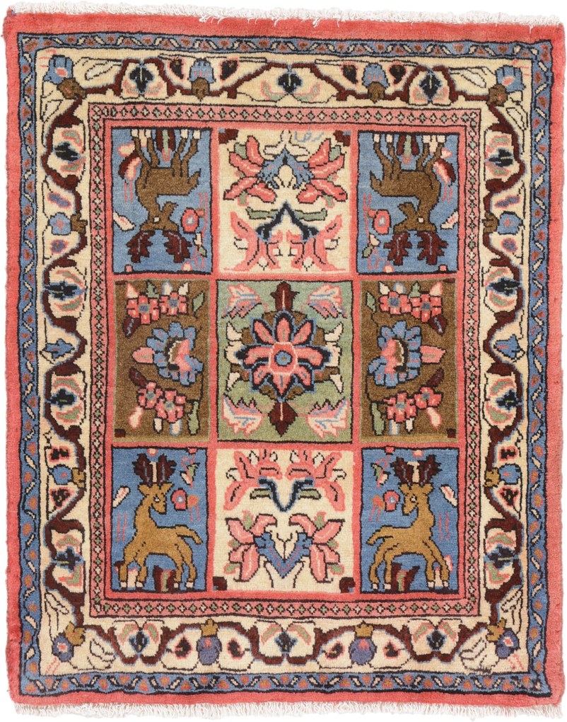 Sarouk Tappeto persiano 80 x 70 (Iran) Annodato A Mano