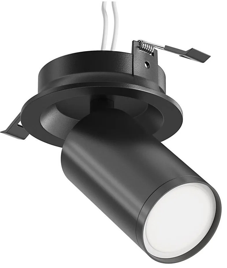 Maytoni C048CL-U-1B - Faretto da incasso FOCUS 1xGU10/10W/230V nero