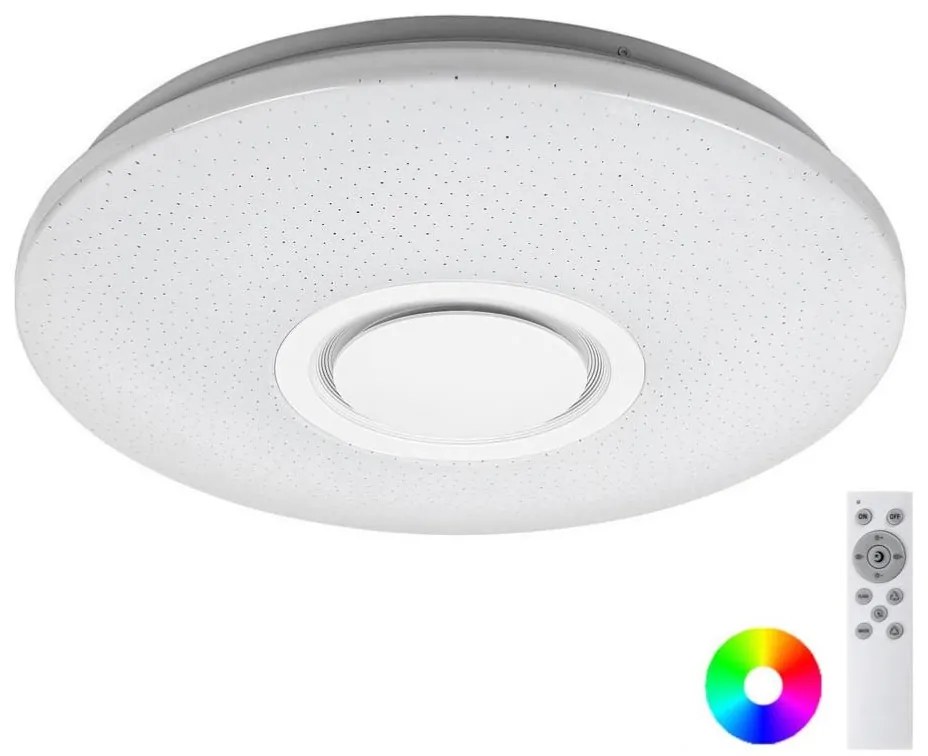 Rabalux 3509 - Plafoniera da soffitto LED RGB dimmerabile RODION LED/24W/230V + telecomando
