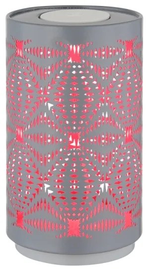 Globo 21018G - Lampada da tavolo LED RGB AMIYAH LED/1W/5V 500 mAh grigia