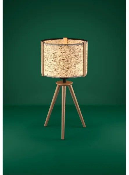 Eglo 390325 - Lampada da tavolo HONTONGAS 1xE27/25W/230V beige